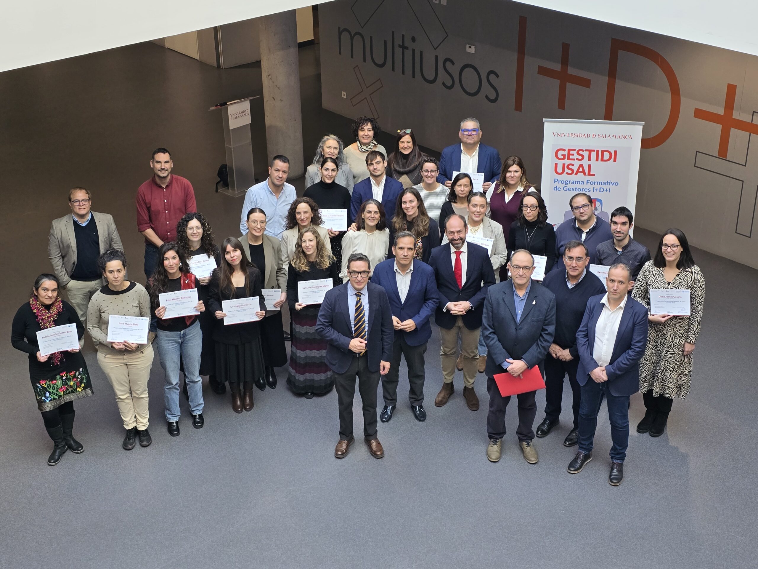 La Universidad de Salamanca gradúa a 26 especialistas en gestión de la I+D+i a través del Programa GESTIDI-USAL